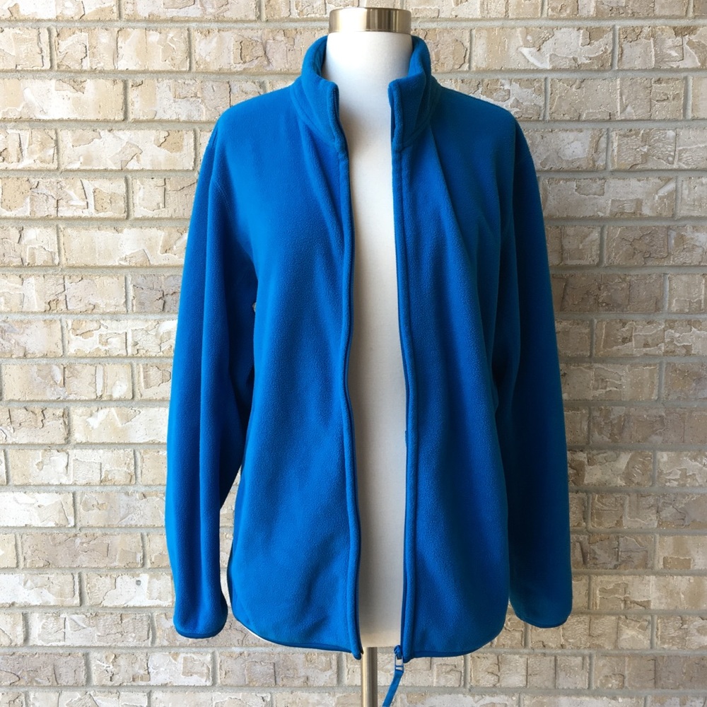UNIQLO Fleece Zip Up Sweater Size L 🌸 - Picture 8 of 8